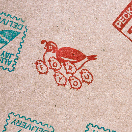 “For You” Quail Stamp