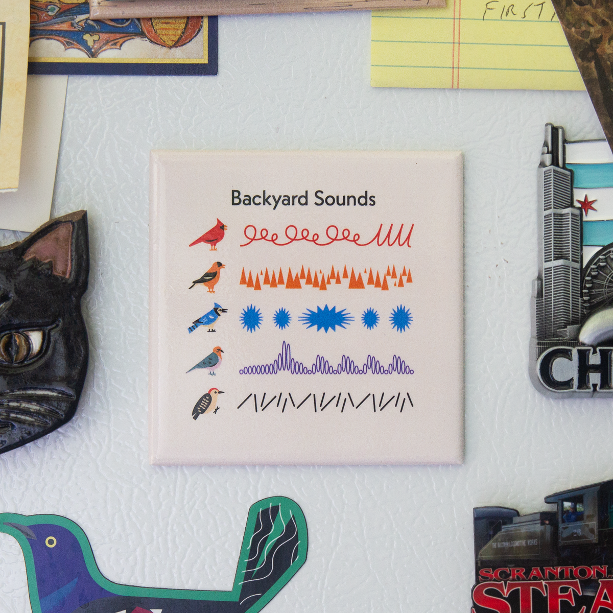 Backyard Sounds Magnet – Pigeon Post