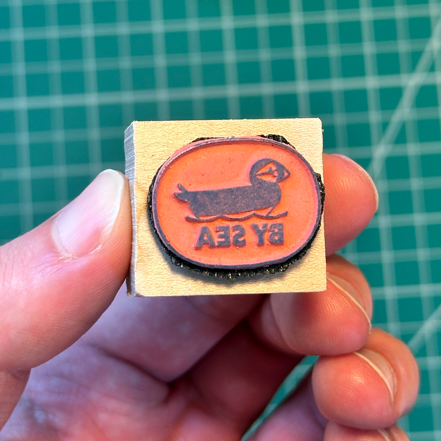 “By Sea” Puffin Stamp