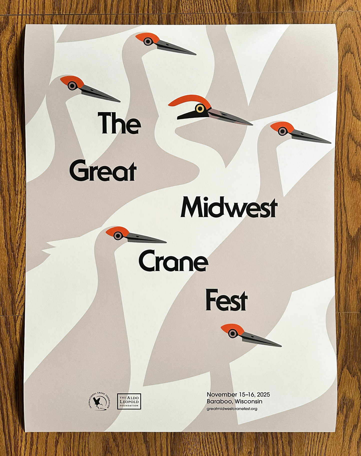 Great Midwest Crane Fest Poster