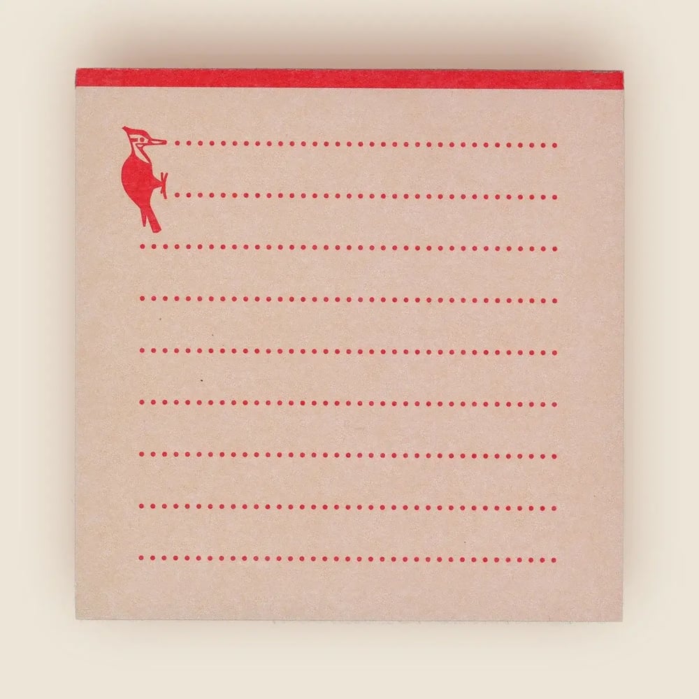 Woodpecker Memo Pad – Pigeon Post