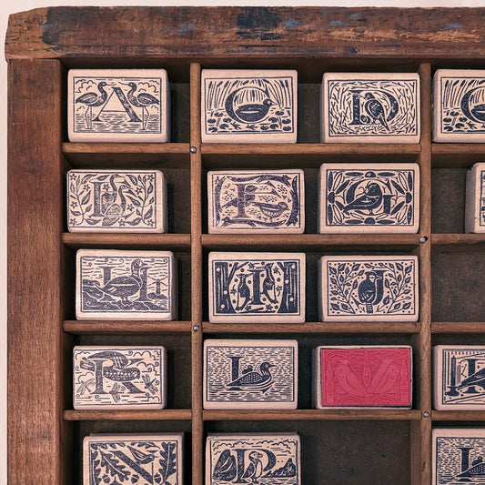 Whimbrel Initial Stamp